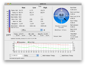 WMR100 Main Screen